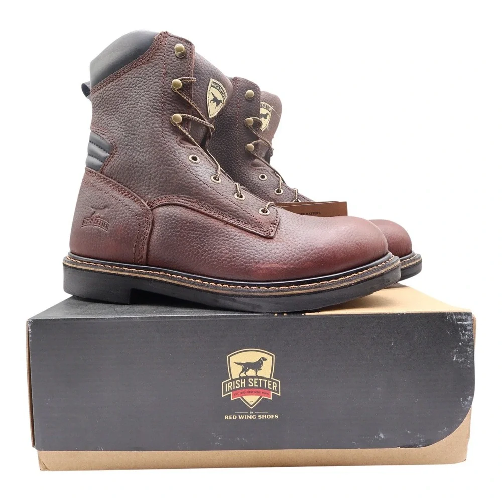 Irish Setter Boots Mens 10 D Farmington Leather Work 83803 Soft Toe NIB